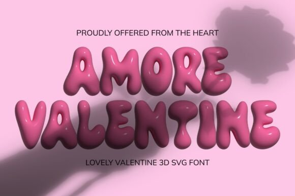 Amore Valentine: A Bold Font for Love and Design