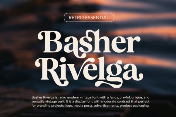 Basher Rivelga Font for Crafters