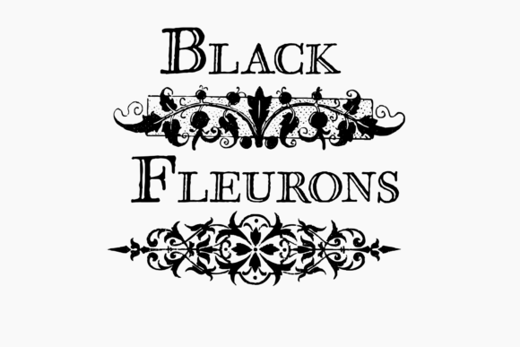 Black Fleurons: A Classic Ornament Font