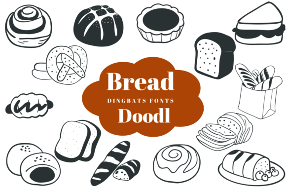 Bread Doodle: A Fun Dingbats Font
