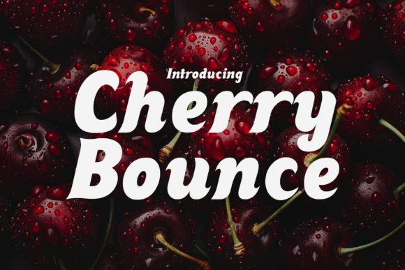 Cherry Bounce Font for Web Design