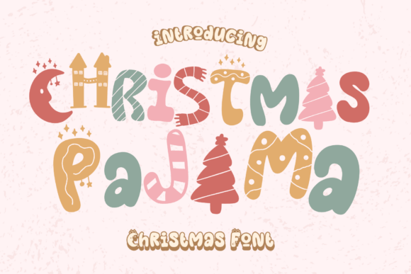 Christmas Pajama Font for Bold Campaigns