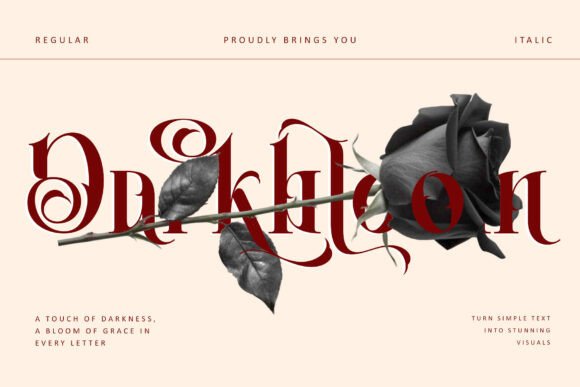 Darkbloom: A Serif Font for Elegant Web Design