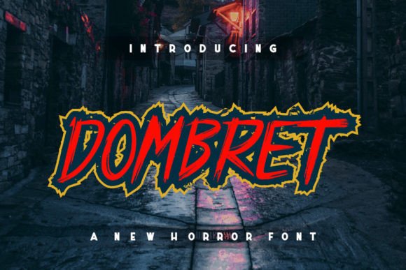 Dombret: A Horror Font for Bold Branding
