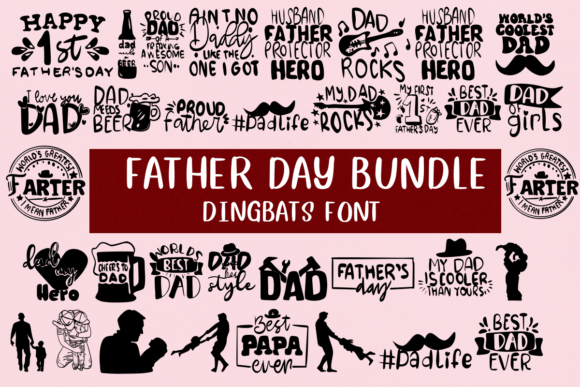 Father Day Font Bundle