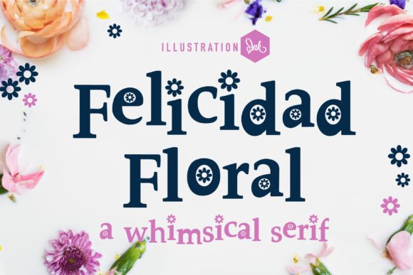 Felicidad Floral: A Hand-Crafted Serif for Creative Brands