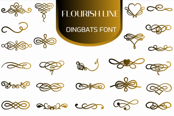Flourish Line: A Stylish Display Font