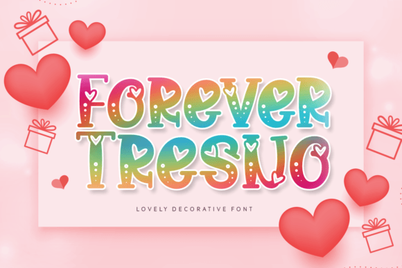 Forever Tresno: A Decorative Font for Creative Campaigns