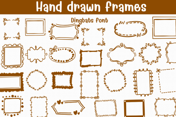 Hand Drawn Frames Font Review