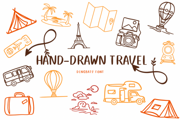 Hand-drawn Travel: A Font for Adventure