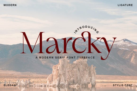 Marcky: A Playful Serif Font for Creative Projects