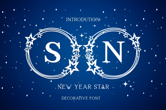 New Year Star Font