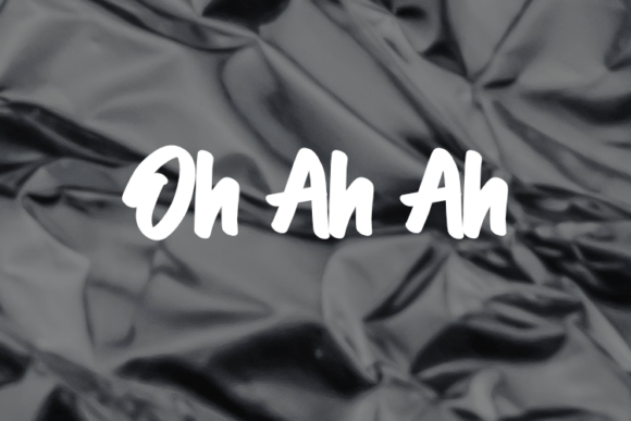 Oh Ah Ah Font: Creative Typography for Designers