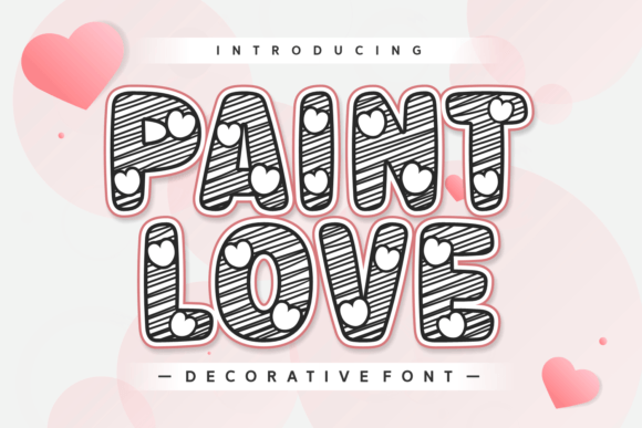 Paint Love Font: A Touch of Love in Design