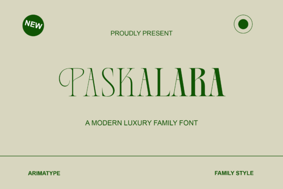 Paskalara Font: Elegant Serif for Web Design