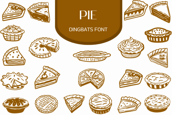 Pie: A Delicious Display Font