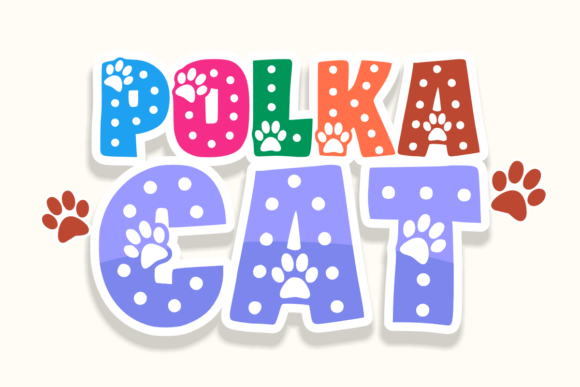 Polka Cat: A Whimsical Font for Playful Branding