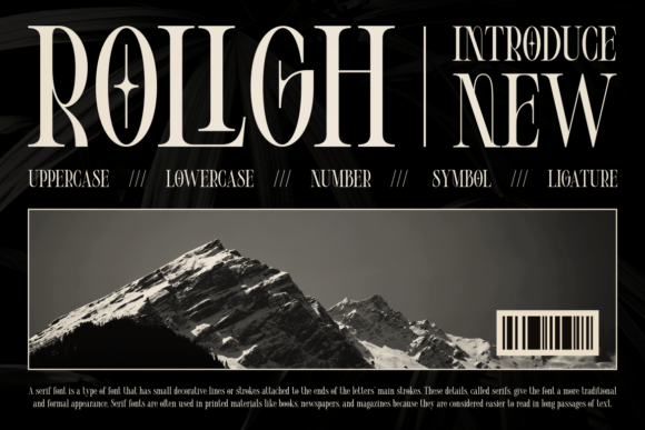 Roligh: A Classic Serif Typeface for Business