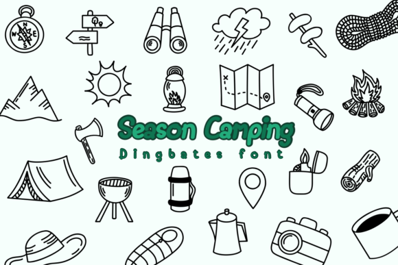 Season Camping Font