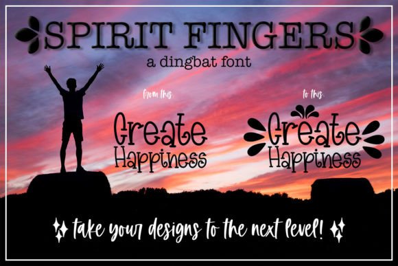 Spirit Fingers: A Bold Dingbat for Designers