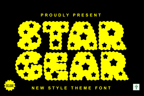 Star Gear: A Bold Typographic Adventure