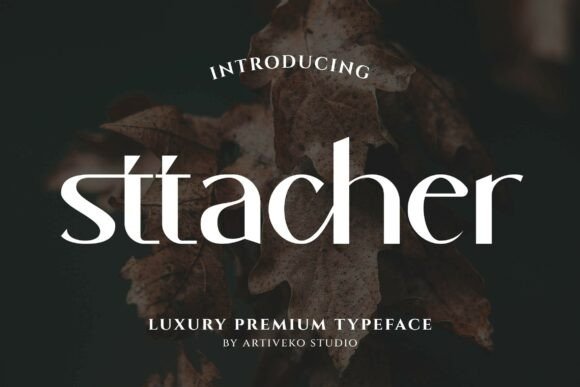 Sttacher: A Serif Font for Modern Campaigns