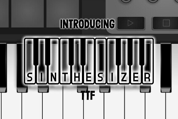 Synthesizer Font for Stylish Design
