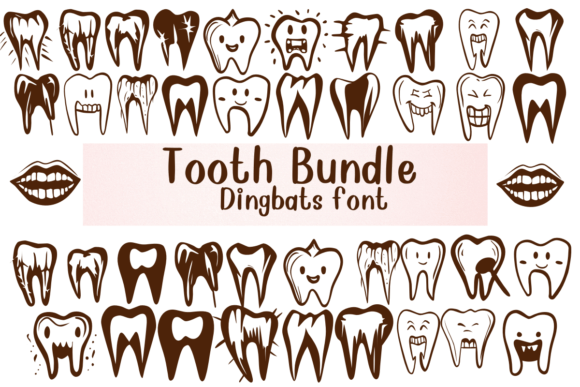 Tooth Bundle: A Quirky Font for Business Branding