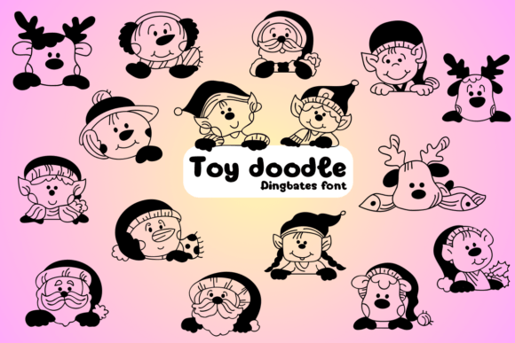 Toy Doodle: Festive Font for Creative Projects