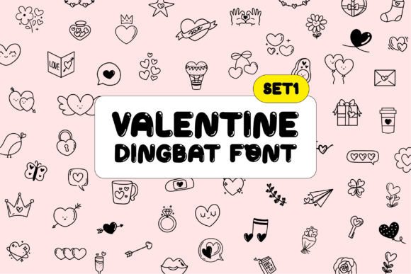 Valentine Doodle 1 Font